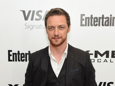 Actor James McAvoy attends the "X-Men Apocalypse" New York screening at Entertainment Weekly on May 24, 2016 in New York City.