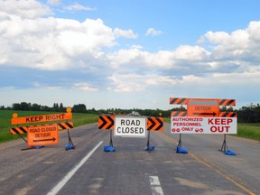 A culvert washout on Highway 302 west of Prince Albert in the spring of 2014 resulted in a road closure that lasted for five months while repairs faced delays.