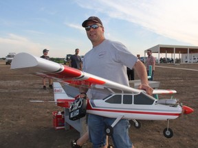 Brian Korchinski, president of the Hub City Radio Control Club, gets his radio controlled plane ready for take off during a New Pilot Instruction night at the club's new home located just east of Saskatoon in early June. The new home, which was made possible by a donation of a piece of land worth more than $1 million by longtime sponsor Bob Richardt, organizers hope it will ensure the club remains a staple for Saskatoon flying enthusiasts for decades to come while attracting new members to the hobby.