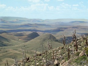 GFG Resources Inc.'s Rattlesnake Hills Gold Project near Casper Wyoming, where the Saskatoon-based company hopes to find a gold mine.