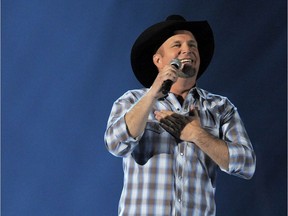 Garth Brooks performs at the 48th Annual Academy of Country Music Awards at the MGM Grand Garden Arena in Las Vegas on Sunday, April 7, 2013.