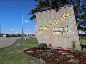 Lloydminster straddles the border between Saskatchewan and Alberta.