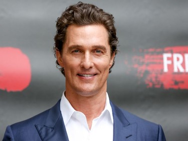 Matthew McConaughey attends the "Free State of Jones" photo call at the Four Seasons Hotel, May 11, 2016 in Los Angeles, California.