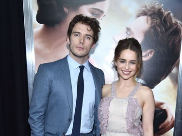 Actors Sam Claflin and Emilia Clarke attend the "Me Before You" world premiere at AMC Loews Lincoln Square 13 Theatre on May 23, 2016 in New York City.