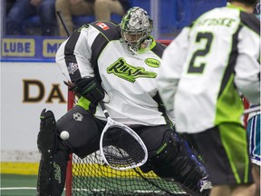 Saskatchewan Rush goalie Aaron Bold was named the MVP of the NLL finals.