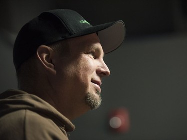 Garth brooks speaks to the media at SaskTel Centre on Thursday, June 9, 2016.