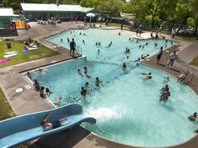 Be among the first to splash in Lathey Pool's water with two of the four outdoor city pools opening Wednesday, June 15, 2016.