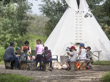 Fun and games along with food, park tours, crafts and body art at Wanuskewin Heritage Park at the opening of the Aboriginal Day Celebration, June 21, 2016.