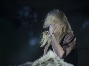 Metric performs at the Delta Bessborough Gardens during the Saskatchewan Jazz Festival in Saskatoon, Saskatchewan on Saturday, June 25th, 2016.