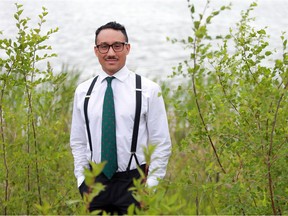 New Green Party interim leader Shawn Setyo at Peter Zakreski Regional Park in Saskatoon on June 26, 2016.