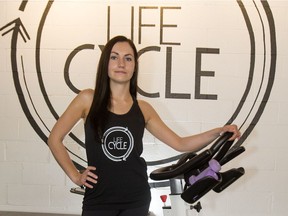Morgan Hertz was a "lost and confused" university student before taking the leap and starting LifeCycle Spin Studio, her first small business.