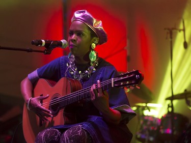 Ms. Lauryn Hill plays at the Bessborough Gardens main stage in the SaskTel Saskatchewan Jazz Festival, June 24, 2016.
