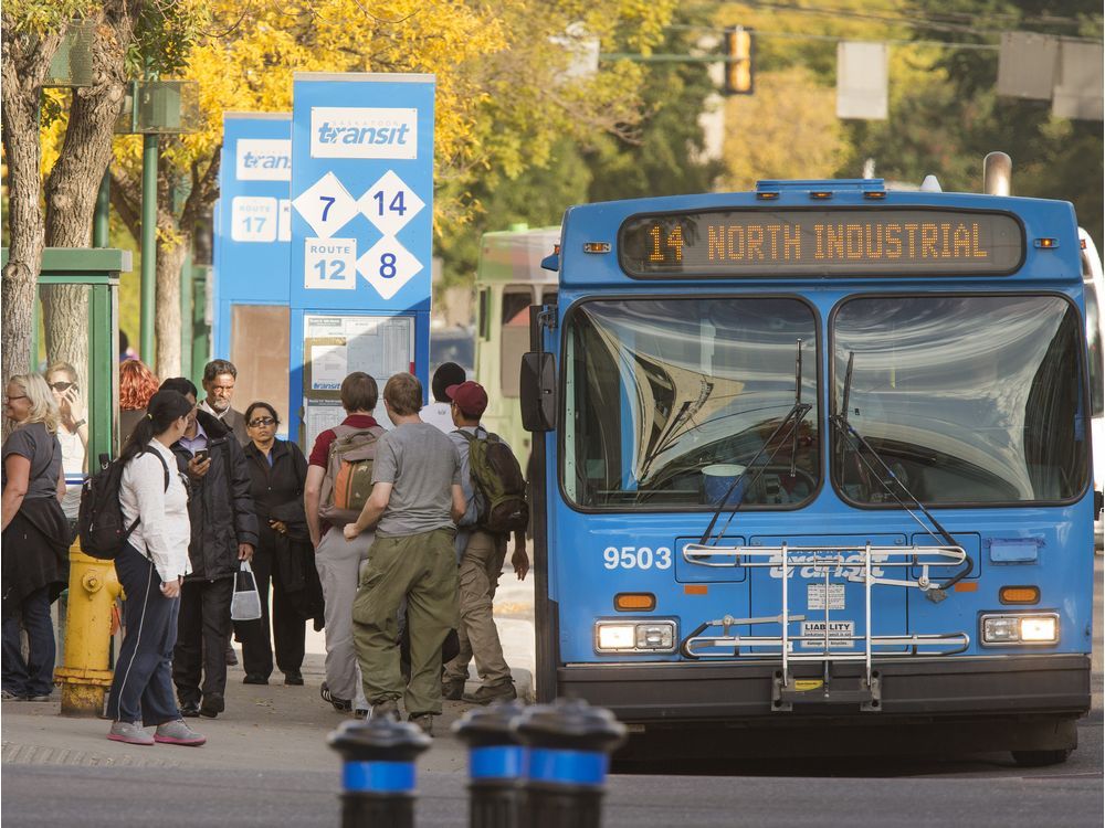 Downtown bus terminal moves to temporary spot Sunday | The Star Phoenix