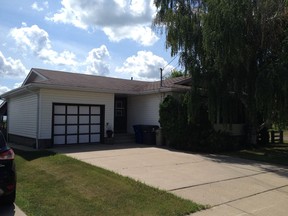 The Rosthern house where homicide victim Frances Wendland lived, 30 years later. Wendland was killed in 1985.