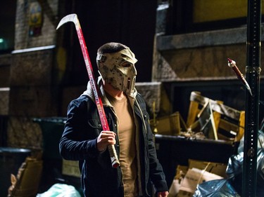 Stephen Amell as Casey Jones in "Teenage Mutant Ninja Turtles: Out of the Shadows."