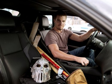 Stephen Amell as Casey Jones in "Teenage Mutant Ninja Turtles: Out of the Shadows."