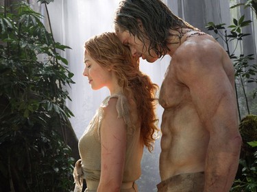 Margot Robbie and Alexander Skarsgård star in "The Legend of Tarzan."