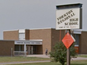 Yorkton RCMP received a complaint June 20, 2016, at 1:43 p.m. about a male inside the school “with a possible firearm,” police said in a news release. Officers arrived and took one youth into custody, at which time a replica firearm was seized at the scene.