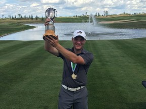 2016 Saskatchewan Amateur men's golf champion Justin Wood
