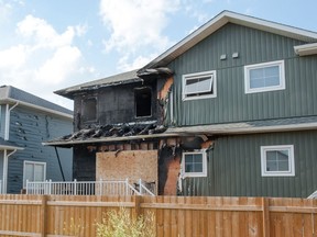 Damage to two houses on Zary Road has been estimated at $400,000 after a fire Sunday.