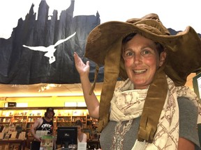 Allison Currie, manager of the children's section at McNally Robinson bookstore in Saskatoon, is excited to celebrate the release of Harry Potter and the Cursed Child.