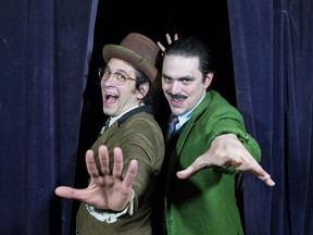 Anthony Arnista (left) and Jacob Trillo star in the fringe play Perpetual Wednesday.