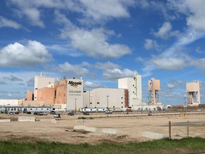 About 330 workers were laid off from Mosaic's Colonsay potash mine on July 13, 2016.