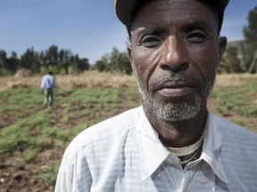 Mr. Mebratu, farmer who is taking part in the University of Saskatchewan's partnership with Hawassa University to help farm families in drought-stricken Ethiopia.