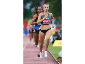 Brianne Theisen-Eaton, shown in action in the Women's Heptathlon 1500m during the 2016 Hypomeeting Gotzis , has been named to Canada's Olympic team.