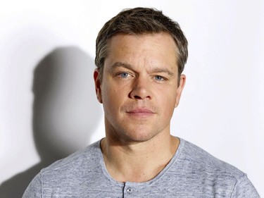 Matt Damon poses for a portrait in Los Angeles, California on July 25, 2016 to promote "Jason Bourne."