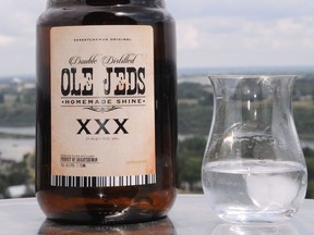 Old Jed's Moonshine.