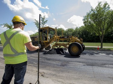 The City of Saskatoon workers have filled 100,900 potholes so far this year, July 7, 2016.