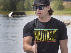 World champion water ski jumper Ryan Dodd is giving lessons in Saskatoon this week. Gord Waldner photos