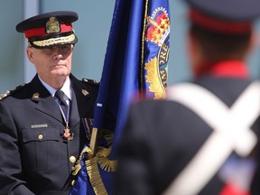 Saskatoon Police Chief Clive Weighill during the Consecration of Colours Ceremony in Saskatoon on July 20, 2016.