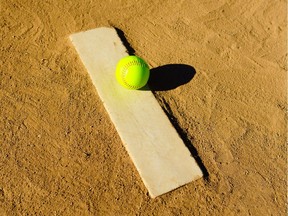 Softball in a softball field in California mountains. Credit: Getty Images/iStockphoto