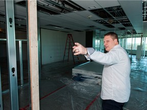 Solido Design Automation vice president Jeff Dyck gives the StarPhoenix a tour of the Saskatoon tech company's new 13,000-square-foot Innovation Place office space.