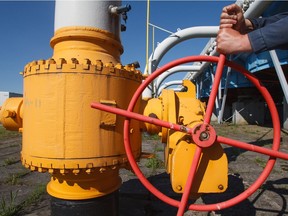 A pipeline valve.
