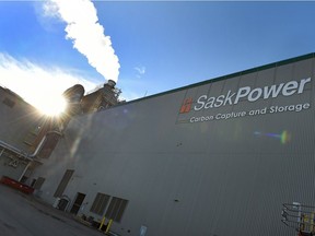 SaskPower Boundary Dam Carbon Capture plant just outside of Estevan on Dec. 7, 2015