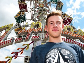 Adam Irvine, 16, of Saskatoon says despite it's age, "the Zipper" ride is still one of his family's favourite Ex attractions.