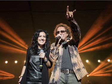 Starship, featuring Mickey Thomas, performs during Rock the River at the Bessborough Gardens in Saskatoon, August 19, 2016.