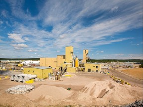 Cameco Corporation's new Cigar Lake uranium mine in northern Saskatchewan is seen in this undated handout photo. Cameco Corp.