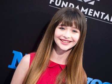 Actor Malina Weissman attends the premiere of "Nine Lives" in Hollywood, California, August 1, 2016.
