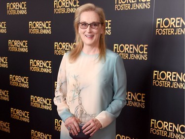 Meryl Streep attends the "Florence Foster Jenkins" New York premiere at AMC Loews Lincoln Square 13 Theatre on August 9, 2016 in New York City.