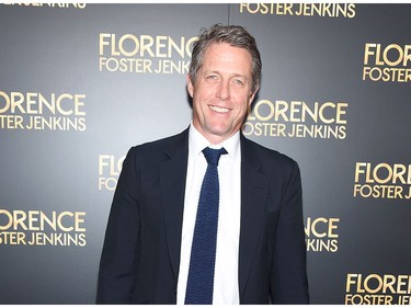 Hugh Grant attends the "Florence Foster Jenkins" New York premiere at AMC Loews Lincoln Square 13 Theatre on August 9, 2016 in New York City.