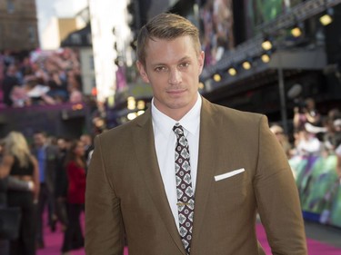 Actor Joel Kinnaman poses for photographers upon arrival at the European premiere of "Suicide Squad" in London, England, August 3, 2016.