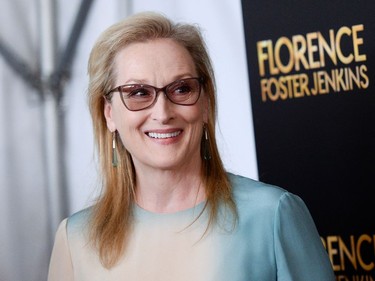 Actor Meryl Streep attends the "Florence Foster Jenkins" New York premiere at AMC Loews Lincoln Square 13 Theatre on August 9, 2016 in New York City.