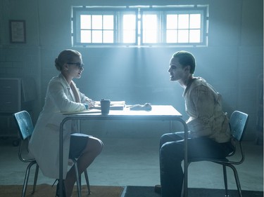 Margot Robbie as Harley Quinn and Jared Leto as The Joker in Warner Bros. Pictures' action adventure "Suicide Squad."