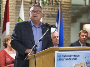 Federal minister of public safety Ralph Goodale at the University of Saskatchewan.