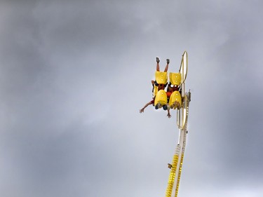 The Mach 3 takes you to the clouds on the Saskatoon Ex midway, August 9, 2016.