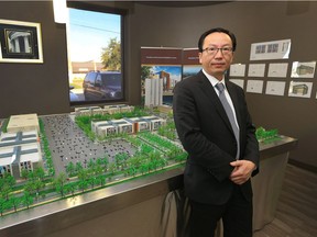 Brightenview Development International Inc. CEO Joe Zhou in 2014. The company's Ontario project is "dead in pretty much everybody's eyes," according to a local politician.